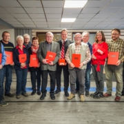 Jahreshauptversammlung 2023 des SPD-Ortsvereins Kulmbach mit den geehrten Mitgliedern