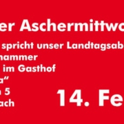 Politischer Aschermittwoch Ankündigung