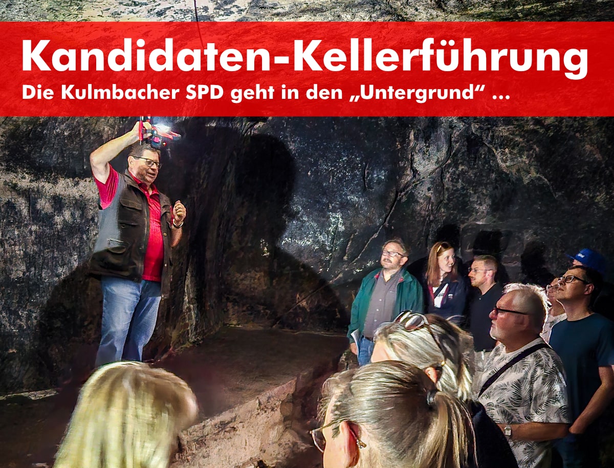 Aktuell Kellerführung mit unseren Kandidatinnen und Kandidaten